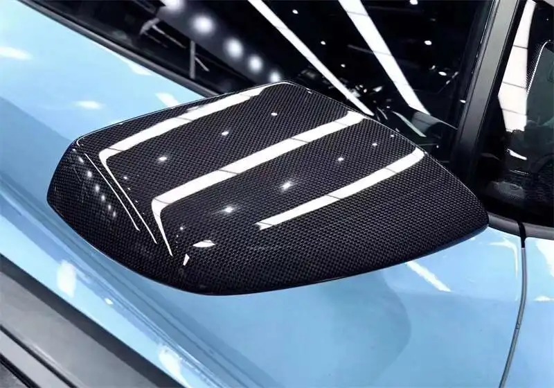 Dry Carbon Fiber Mirror Cover Replacement Side Mirror for  2014-2018 Huracan LP580 LP610
